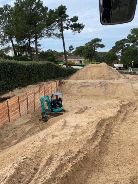 terrassement pour particulier à Gujan Mestras