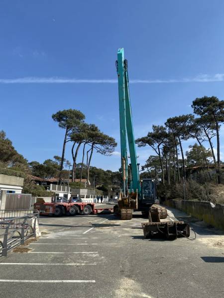 Transport routier d'engins de chantier en gironde