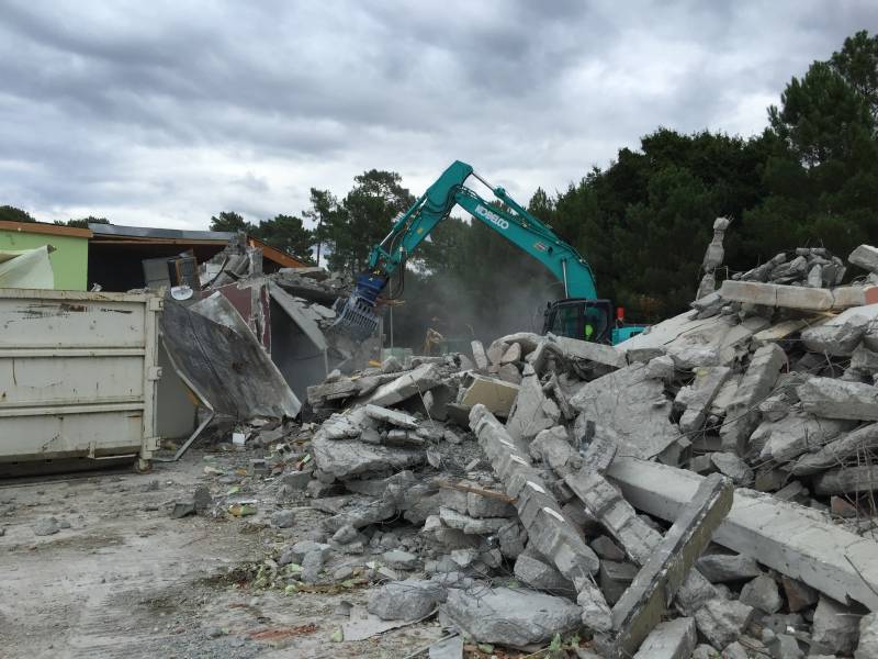 Démolition d'un intermarché Arcachon