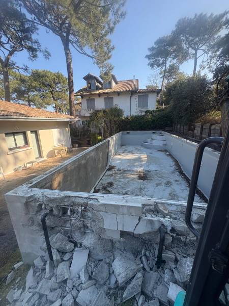 Démolition piscine