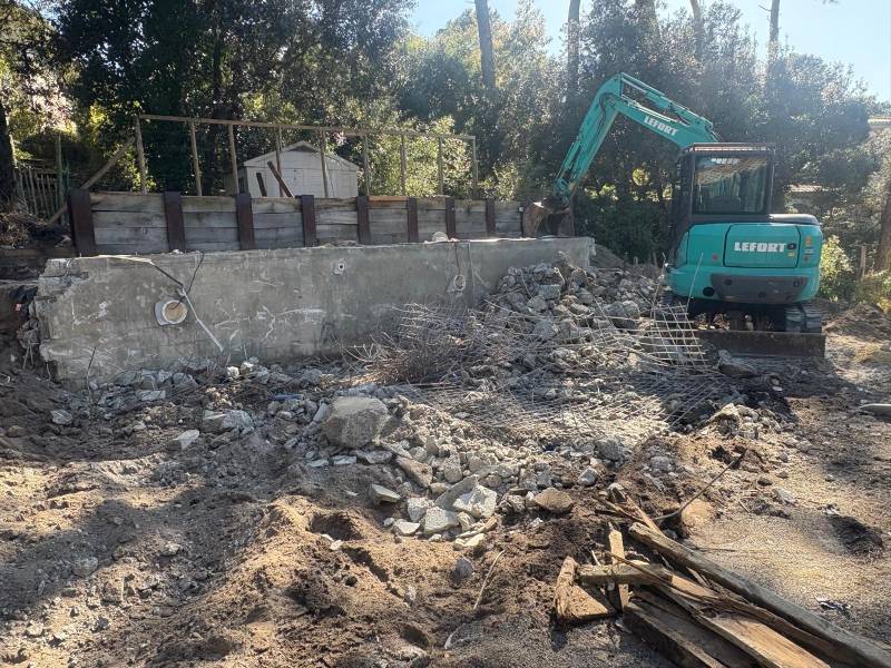 Démolition piscine La Teste de Buch