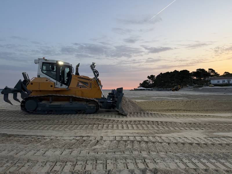 Réensablement des plages sur le Bassin d'Arcachon 2026
