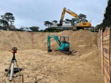 Notre zone d'activité pour ce service Entreprise de terrassement pour une construction de maison avec nivellement du terrain et fondations